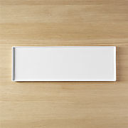 Bento Rectangular White Serving Platter