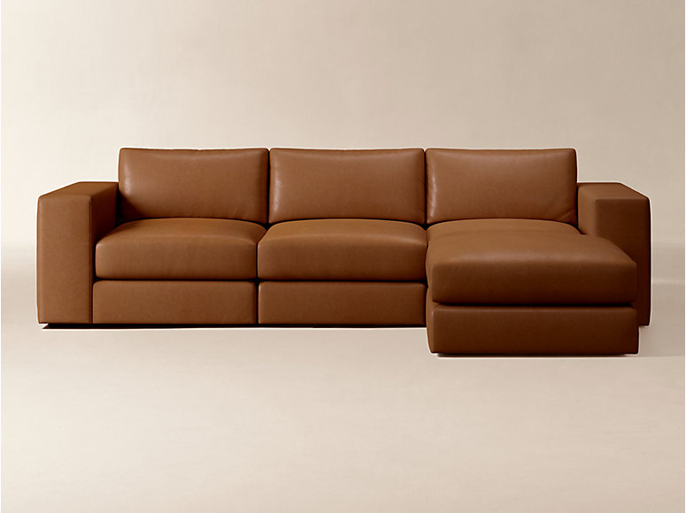 Berkeley Leather Sectional Collection