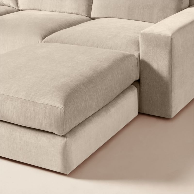 Berkeley 4-Piece Taupe Performance Velvet Sectional - image 4 of 7