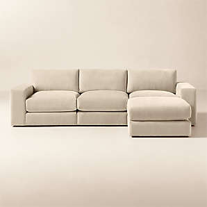 Modern Velvet Sectional Sofas | CB2 Canada