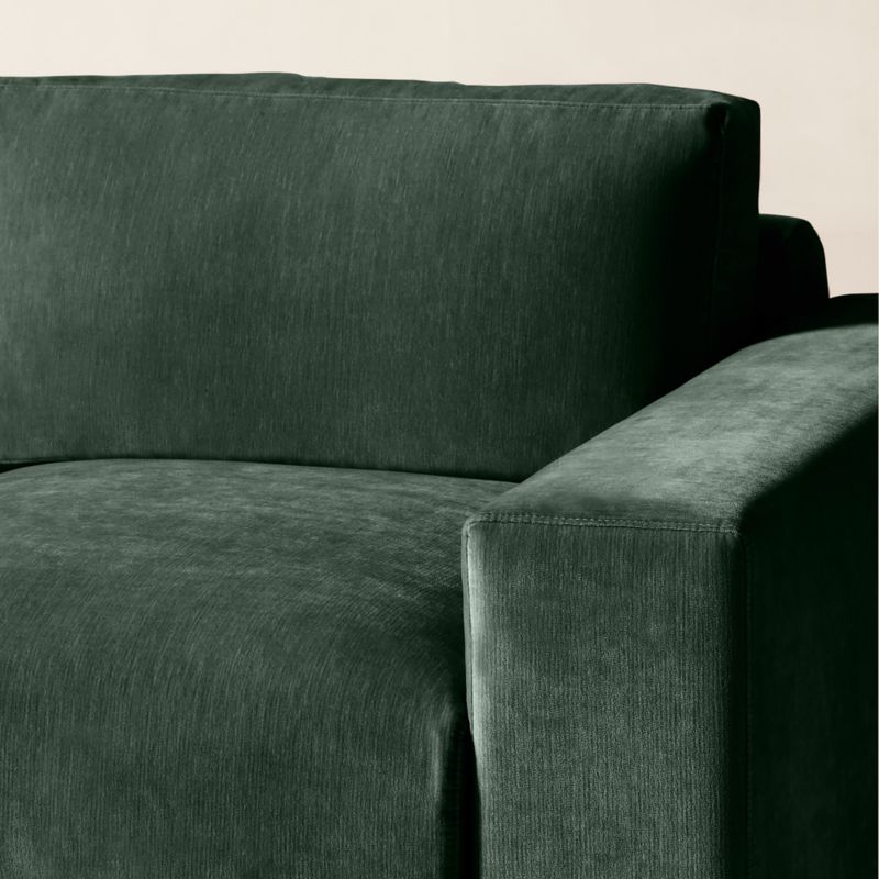 Berkeley 5-Piece L-Shaped Jade Performance Velvet Sectional - image 6 of 10