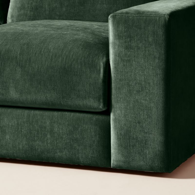 Berkeley 5-Piece L-Shaped Jade Performance Velvet Sectional - image 7 of 10