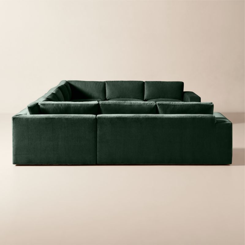 Berkeley 7-Piece U-Shaped Jade Performance Velvet Sectional - image 4 of 10