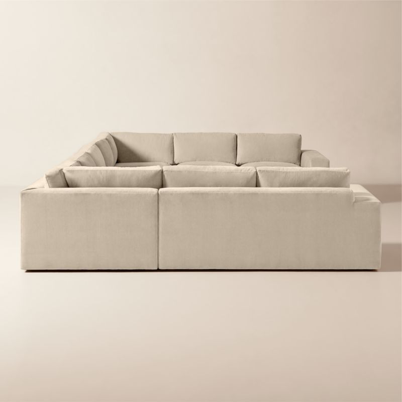 Berkeley 7-Piece U-Shaped Taupe Performance Velvet Sectional - image 3 of 9