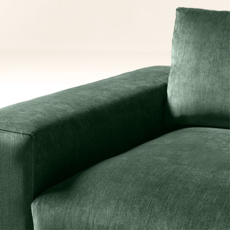 Berkeley 92" Performance Jade Velvet Sofa - image 6 of 9
