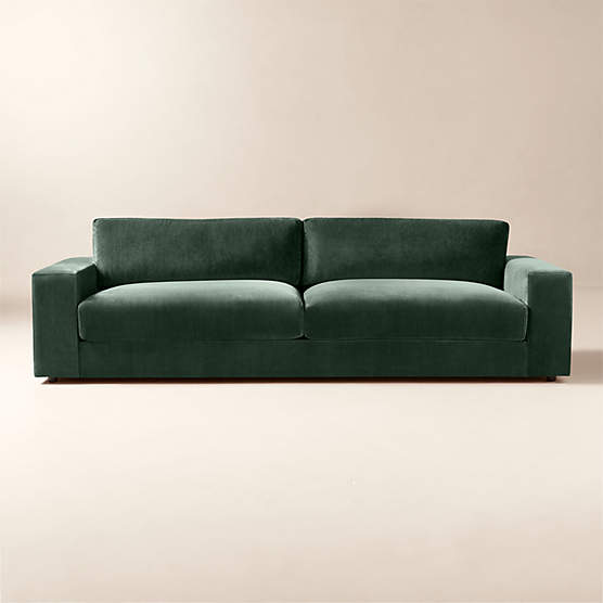 Berkeley 106" Jade Performance Velvet Sofa