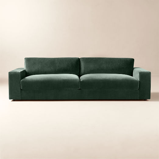 Berkeley Jade Performance Velvet Sofa (78"-106")