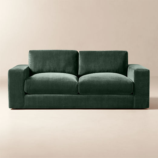 Berkeley 78" Jade Performance Velvet Sofa