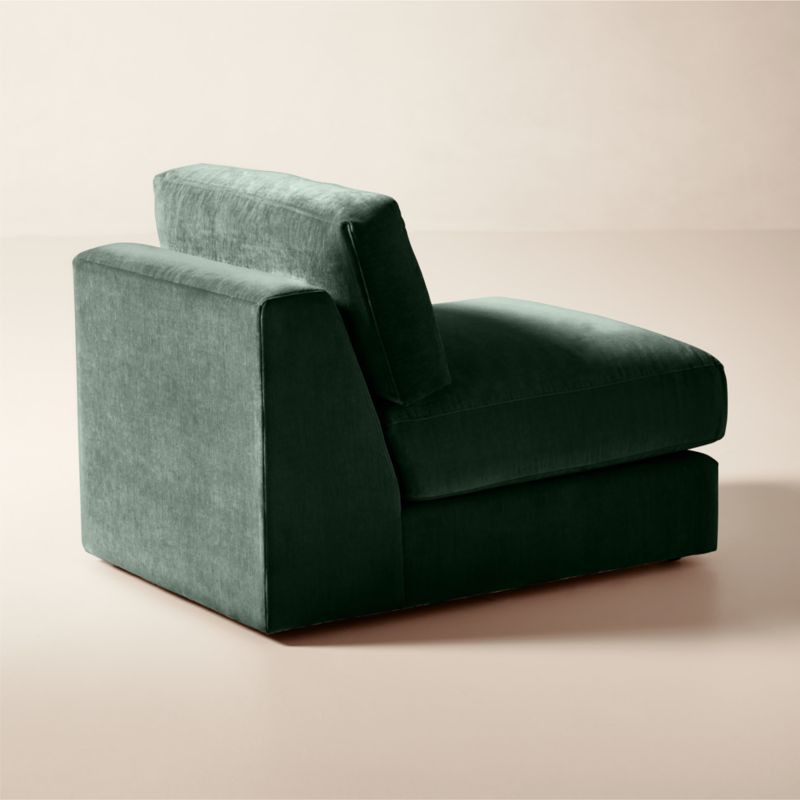 Berkeley Jade Performance Velvet Armless Chair - image 4 of 10