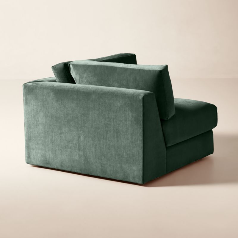 Berkeley Jade Performance Velvet Corner Chair - image 5 of 11