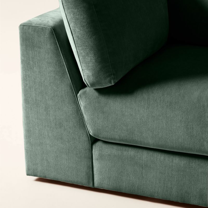Berkeley Jade Performance Velvet Corner Chair - image 7 of 11