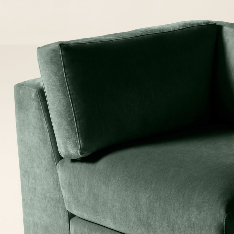 Berkeley Jade Performance Velvet Corner Chair - image 6 of 11