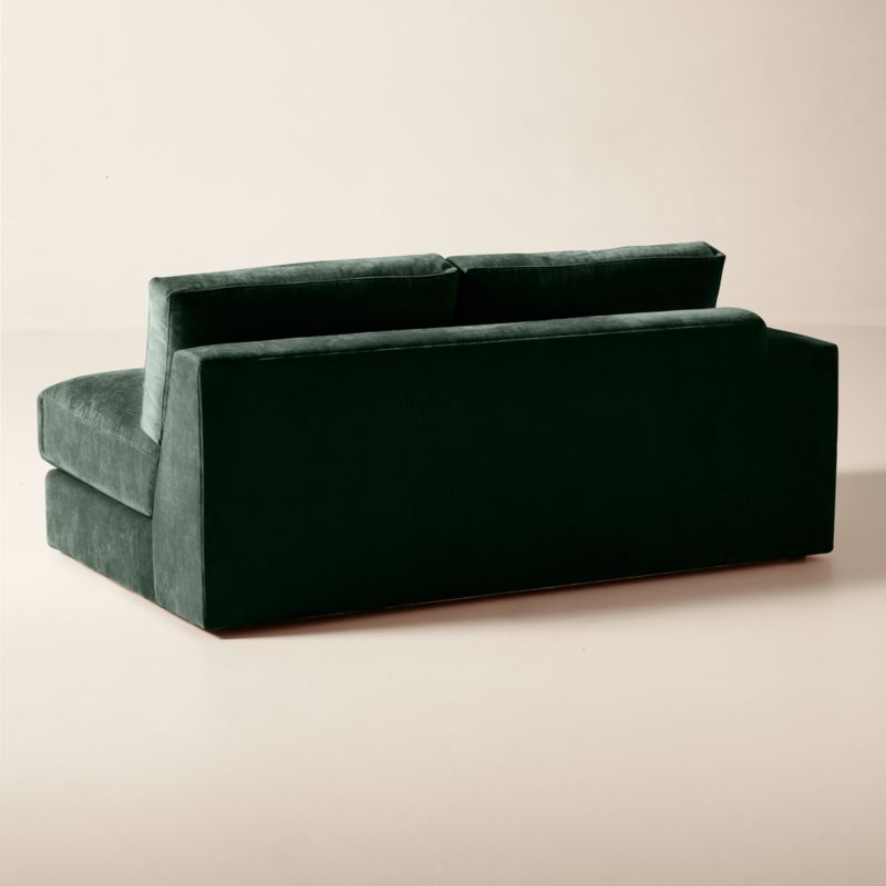 Berkeley Jade Performance Velvet Left-Arm Sofa - image 4 of 10