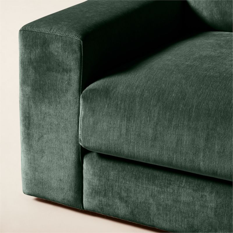 Berkeley Jade Performance Velvet Left-Arm Sofa - image 5 of 10