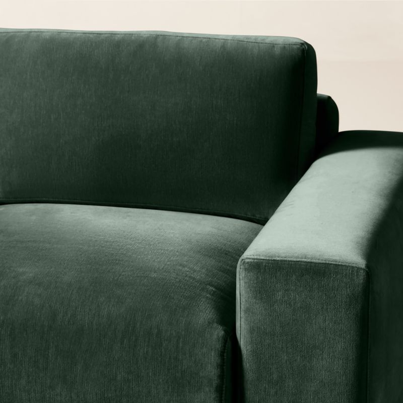 Berkeley Jade Performance Velvet Right-Arm Chair - image 5 of 10