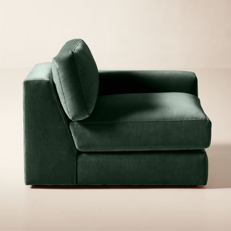 Berkeley Jade Performance Velvet Right-Arm Chair - image 3 of 10