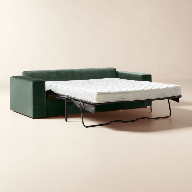 Berkeley 91" Jade Performance Velvet Sleeper Sofa - image 2 of 10