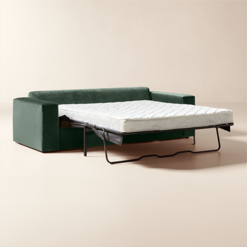 Berkeley 91" Jade Performance Velvet Sleeper Sofa - image 2 of 10