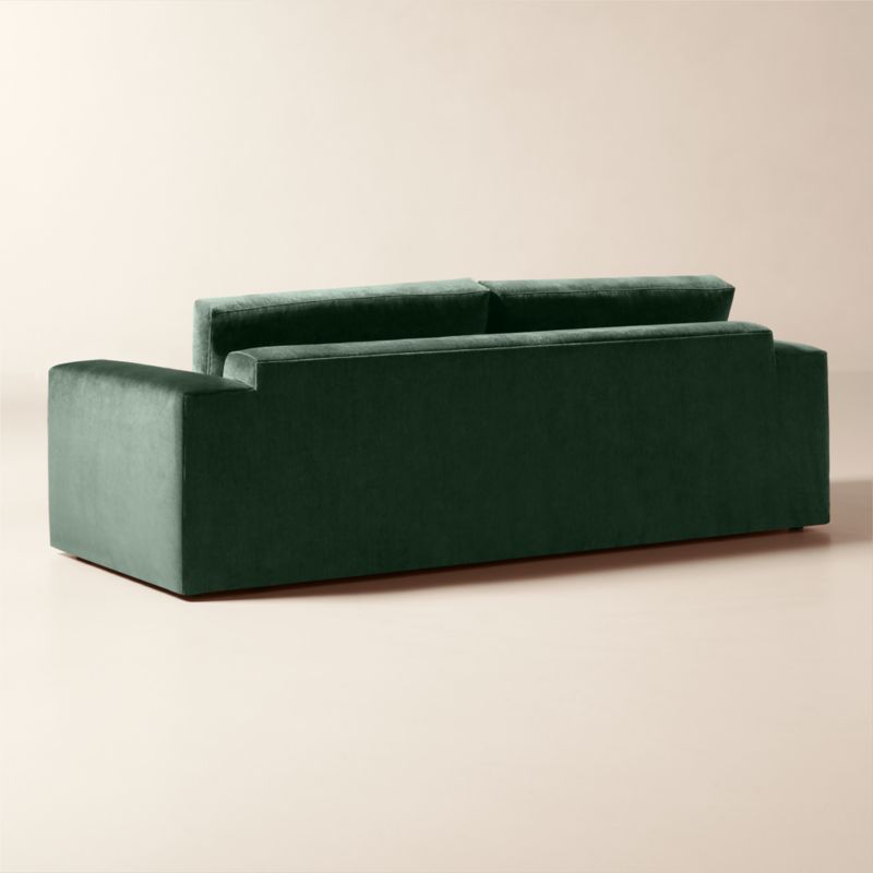 Berkeley 91" Jade Performance Velvet Sleeper Sofa - image 5 of 10