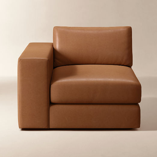 Berkeley Leather Left Arm Sofa