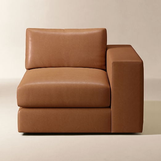 Berkeley Leather Right Arm Sofa