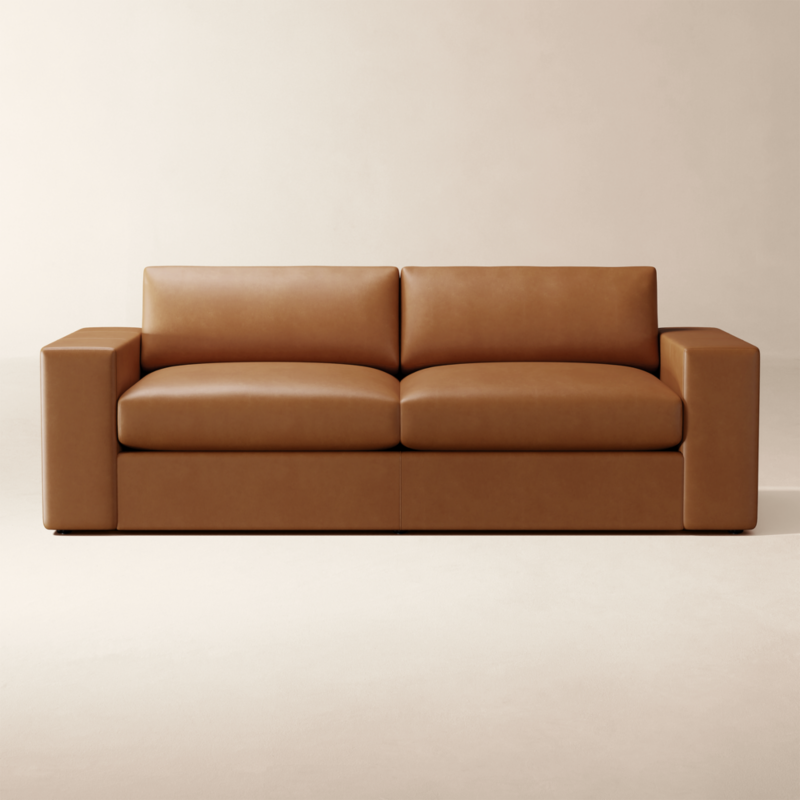 Berkeley 91" Leather Sleeper Sofa - image 0 of 2