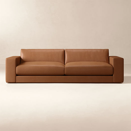 Berkeley Leather Sofa (78"-106")