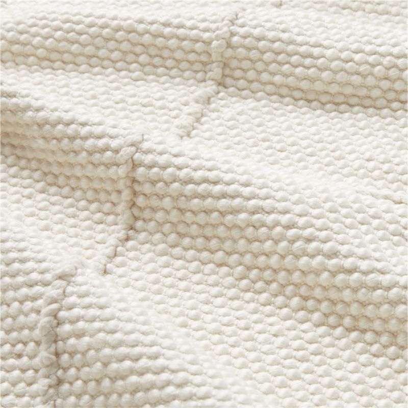 Berrini Handwoven Warm White King Bed Blanket - image 5 of 9