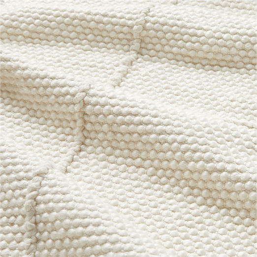 Berrini Handwoven Warm White Bed Blanket