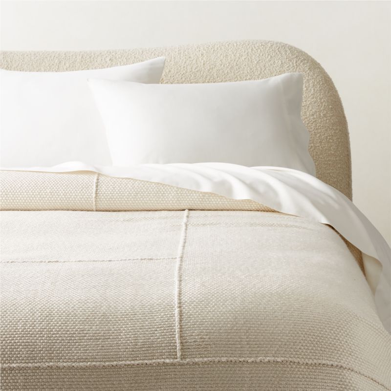 View Berrini Handwoven Warm White King Bed Blanket details