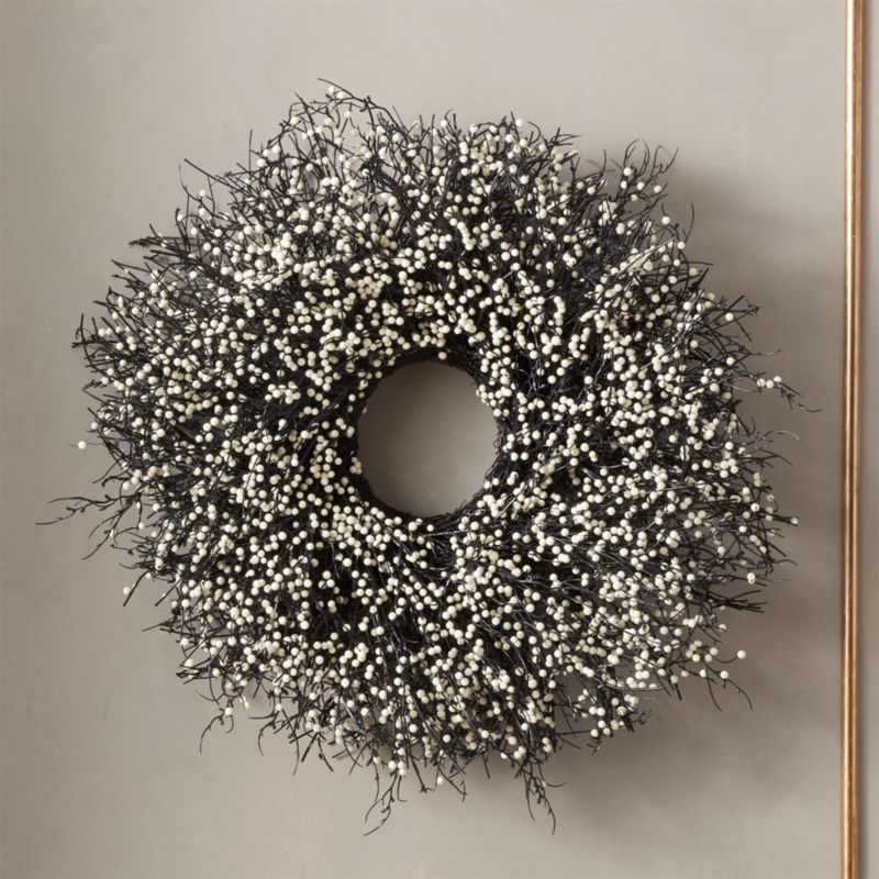 Winter Berry Wreath + Reviews CB2