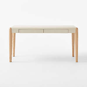 Cb2 l deals shaped desk