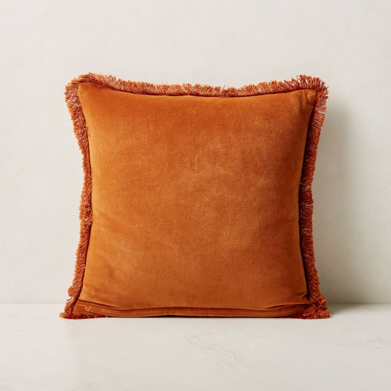 Bettie Copper Velvet Throw Pillow Cover 18'' - image 2 of 5