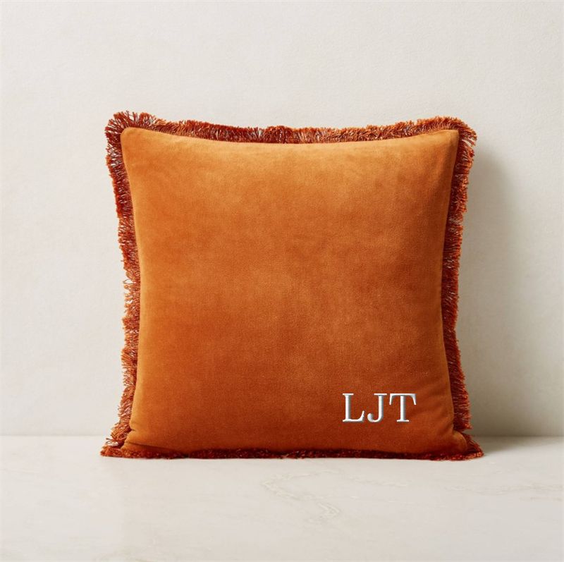 Bettie Copper Velvet Throw Pillow Cover 18'' - image 1 of 5