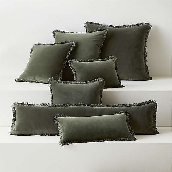 Velvet Lumbar Pillows