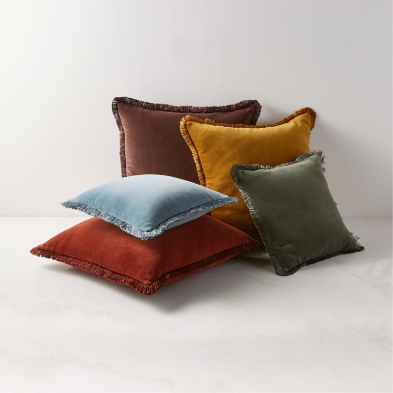 Crisanta Silk Throw Pillow with Feather-Down Insert 23