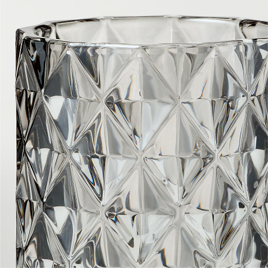 Betty Smoked Glass Candle Holders