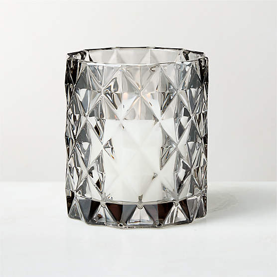 Betty Smoked Glass Hurricane Candle Holder Small