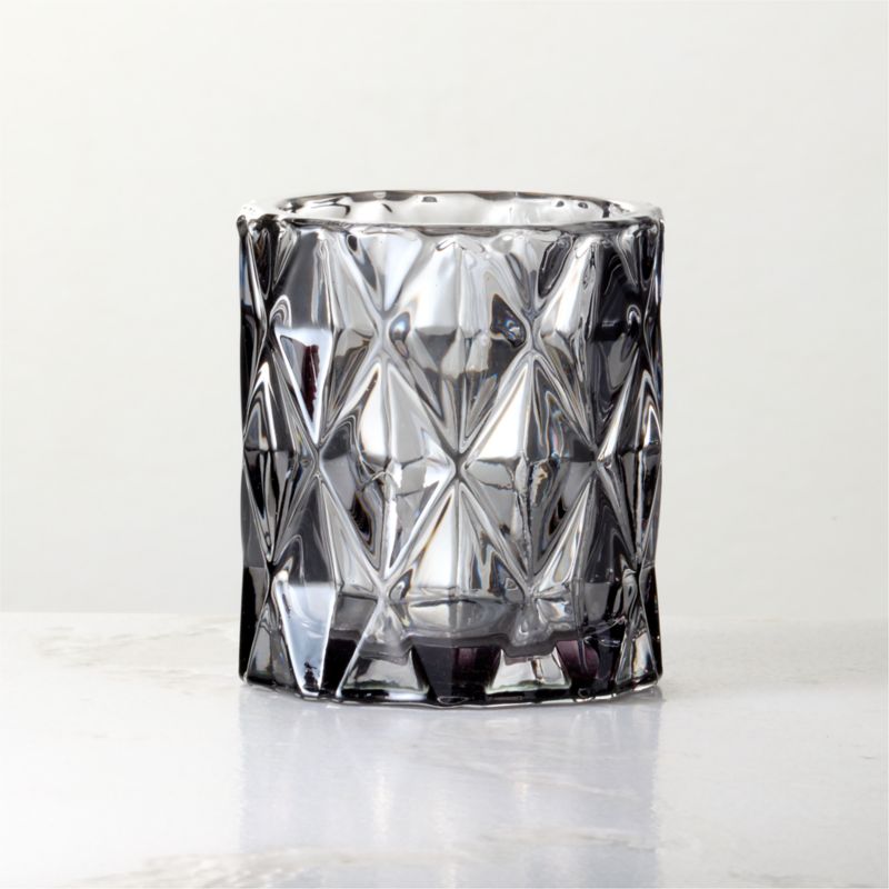 Betty Smoked Glass Tealight Candle Holder - image 5 of 17