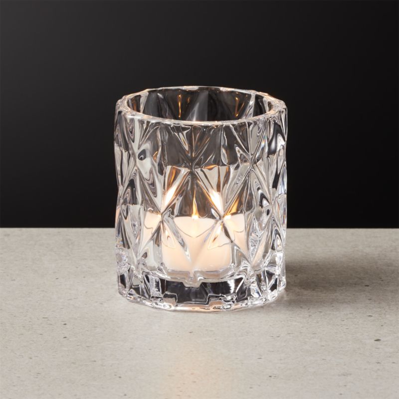 View Betty Clear Glass Tealight Candle Holder details