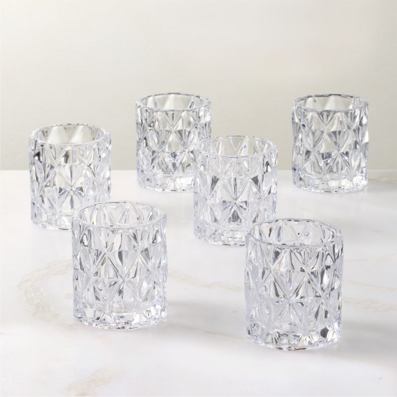 Betty Clear Glass Tealight Candle Holder Set of 6 - image 4 of 12