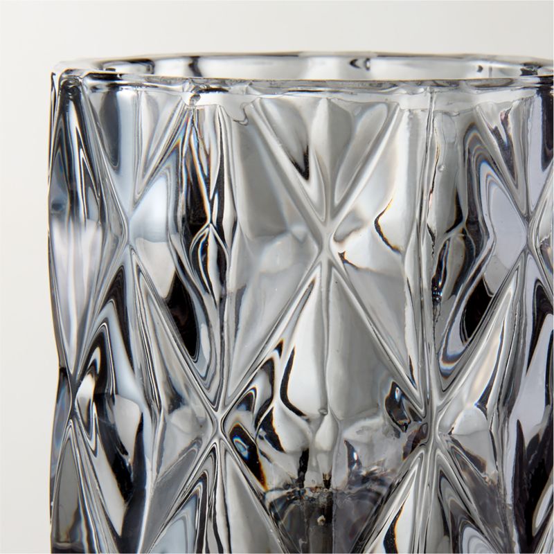 Betty Smoked Glass Tealight Candle Holders Set of 6 - image 1 of 9