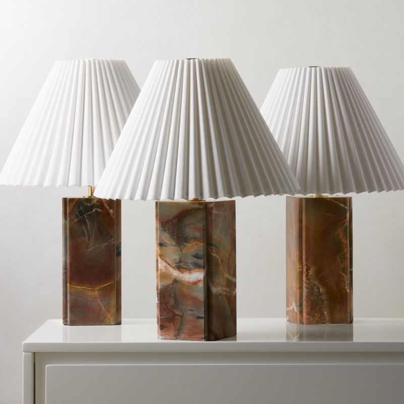 Bianca Red Marble Table Lamp - image 4 of 11