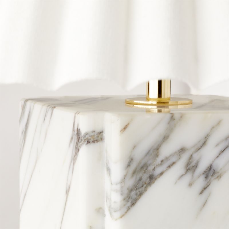 Bianca White Marble Table Lamp - image 3 of 7