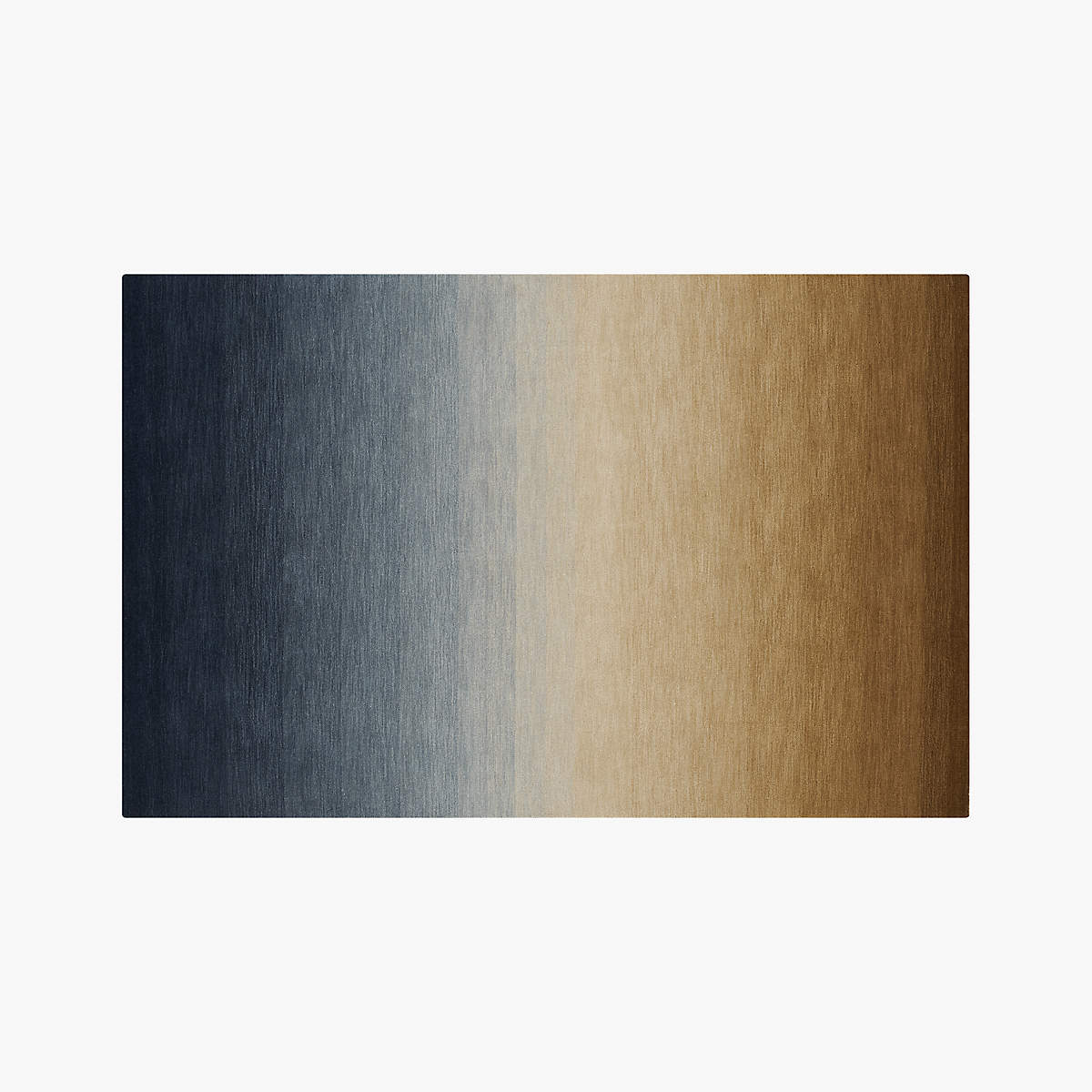 Bicoastal Hand Woven Navy Area Rug 9'x12' + Reviews CB2