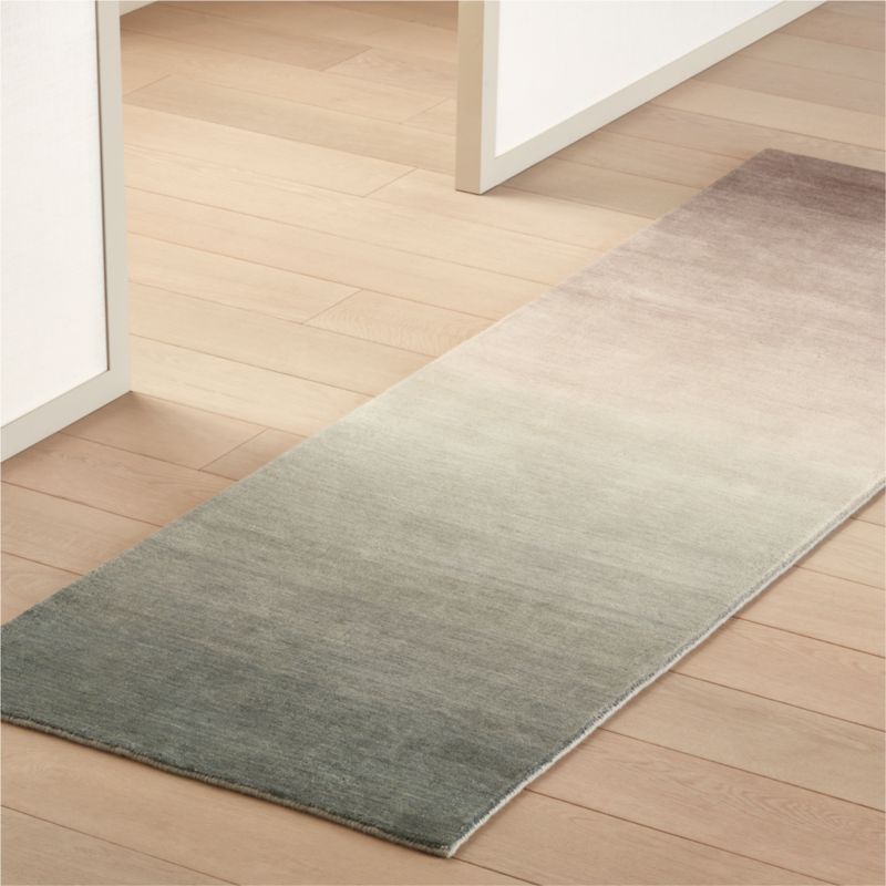 Bicoastal Handwoven Taupe Wool Runner Rug 2.5'x8' - image 1 of 3