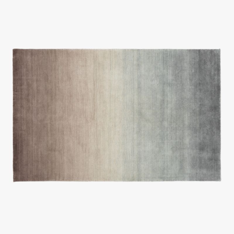 Bicoastal Handwoven Taupe Wool Area Rug 5'x8' - image 0 of 5