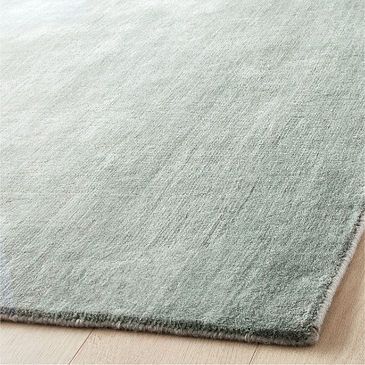 Bicoastal Handwoven Taupe Wool Area Rug 6'x9'