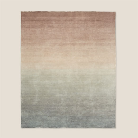 Bicoastal Handwoven Taupe Wool Area Rug