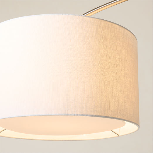 Big Dipper Arc Brushed-Nickel Floor Lamp